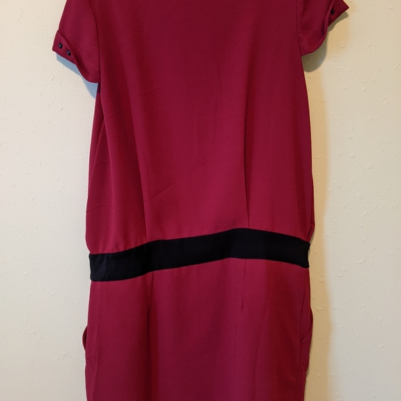 SFERA DARK RED DRESS SIZE M - Picture 4 of 4